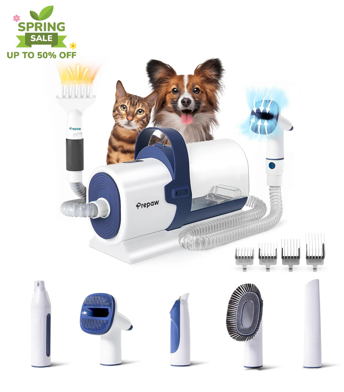 ™ Ultra Max: Juego De Aseo Para Mascotas 10 En 1 Con Potente Soplador/Secador Dual Incluido (Varios Ajustes De Calor Y Modo Silencioso) ¡ÚLTIMO MODELO!