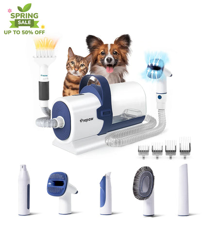 ™ Ultra Max: Juego De Aseo Para Mascotas 10 En 1 Con Potente Soplador/Secador Dual Incluido (Varios Ajustes De Calor Y Modo Silencioso) ¡ÚLTIMO MODELO!